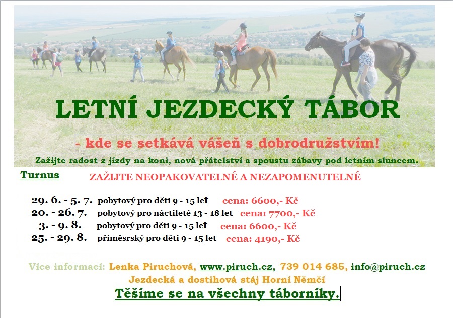 Jezdecké potřeby, potřeby pro koně a jezdectví Piruch.cz