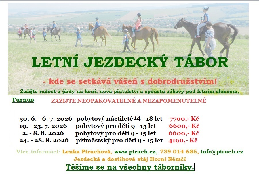 Jezdecké potřeby, potřeby pro koně a jezdectví Piruch.cz